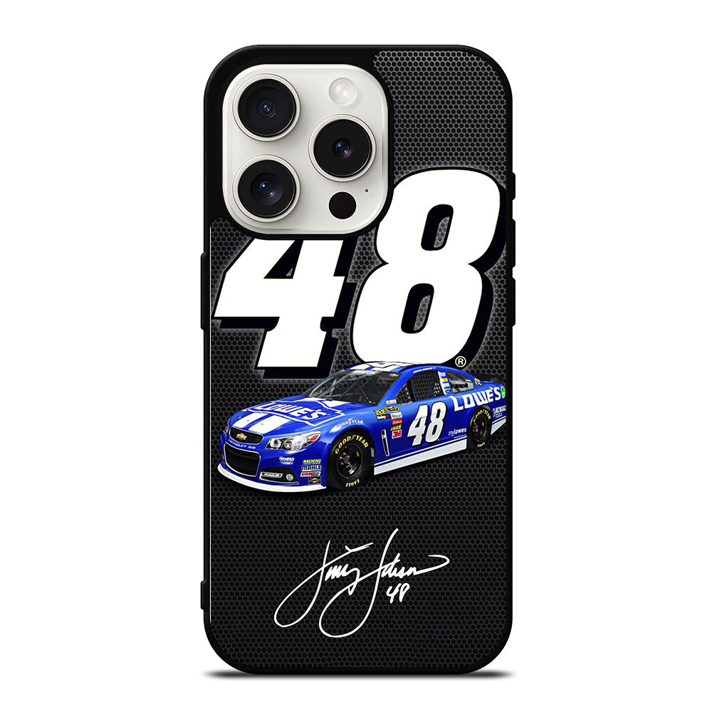 JIMMIE JOHNSON NASCAR SIGNATURE iPhone 15 Pro Case Cover