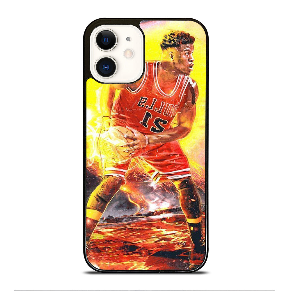 JIMMY BUTLER FLAME CHICAGO BULLS iPhone 12 Case Cover