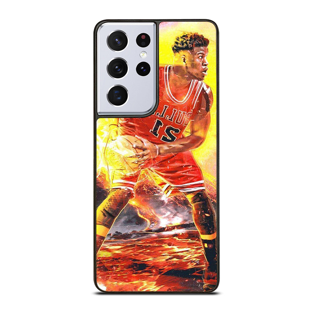 JIMMY BUTLER FLAME CHICAGO BULLS Samsung Galaxy S21 Ultra Case Cover