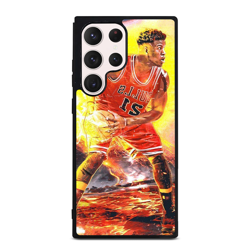JIMMY BUTLER FLAME CHICAGO BULLS Samsung Galaxy S23 Ultra Case Cover