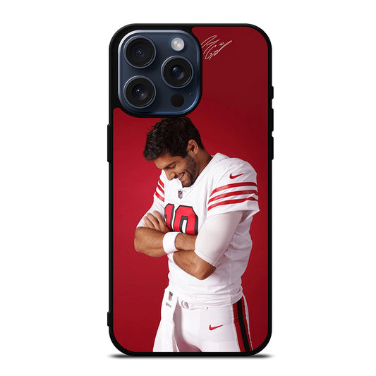 JIMMY GAROPPOLO 49ERS SIGNATURE iPhone 15 Pro Max Case Cover