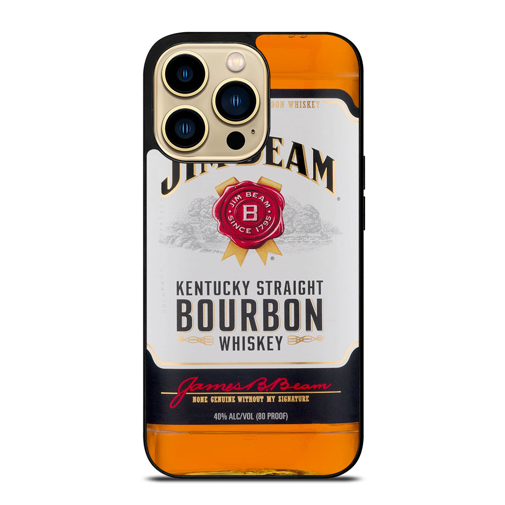 JIM BEAM WHISKEY BOTTLE iPhone 14 Pro Max Case Cover