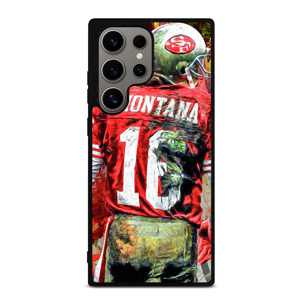 JOE MONTANA 49ERS ART Samsung Galaxy S24 Ultra Case Cover