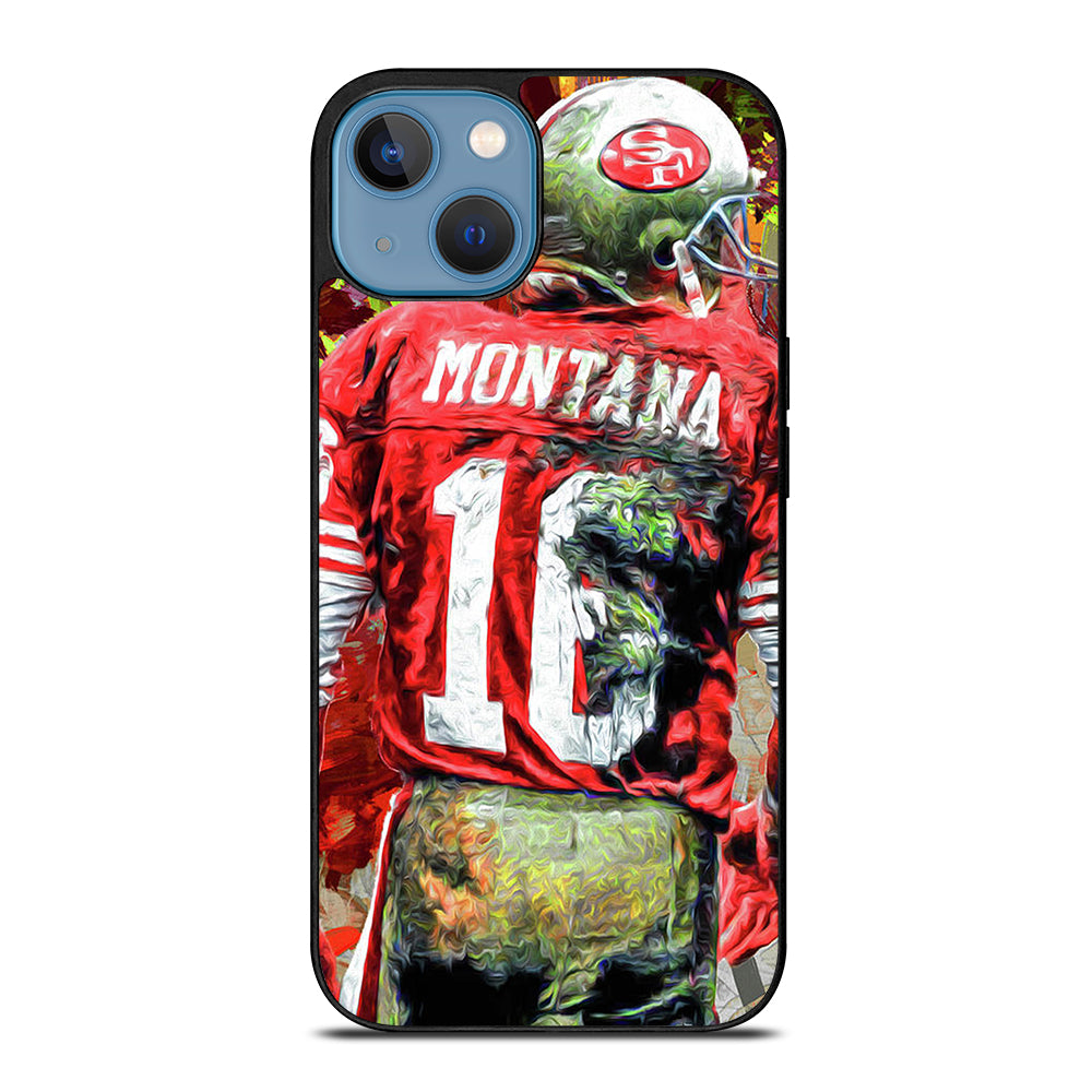 JOE MONTANA 49ERS ART iPhone 13 Case Cover