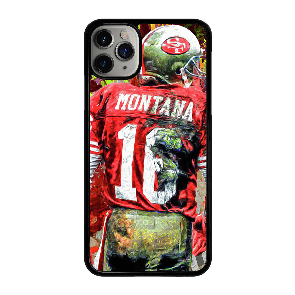 JOE MONTANA 49ERS ART iPhone 11 Pro Max Case Cover