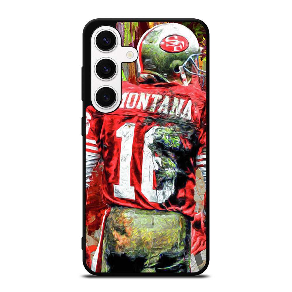 JOE MONTANA 49ERS ART Samsung Galaxy S24 Case Cover