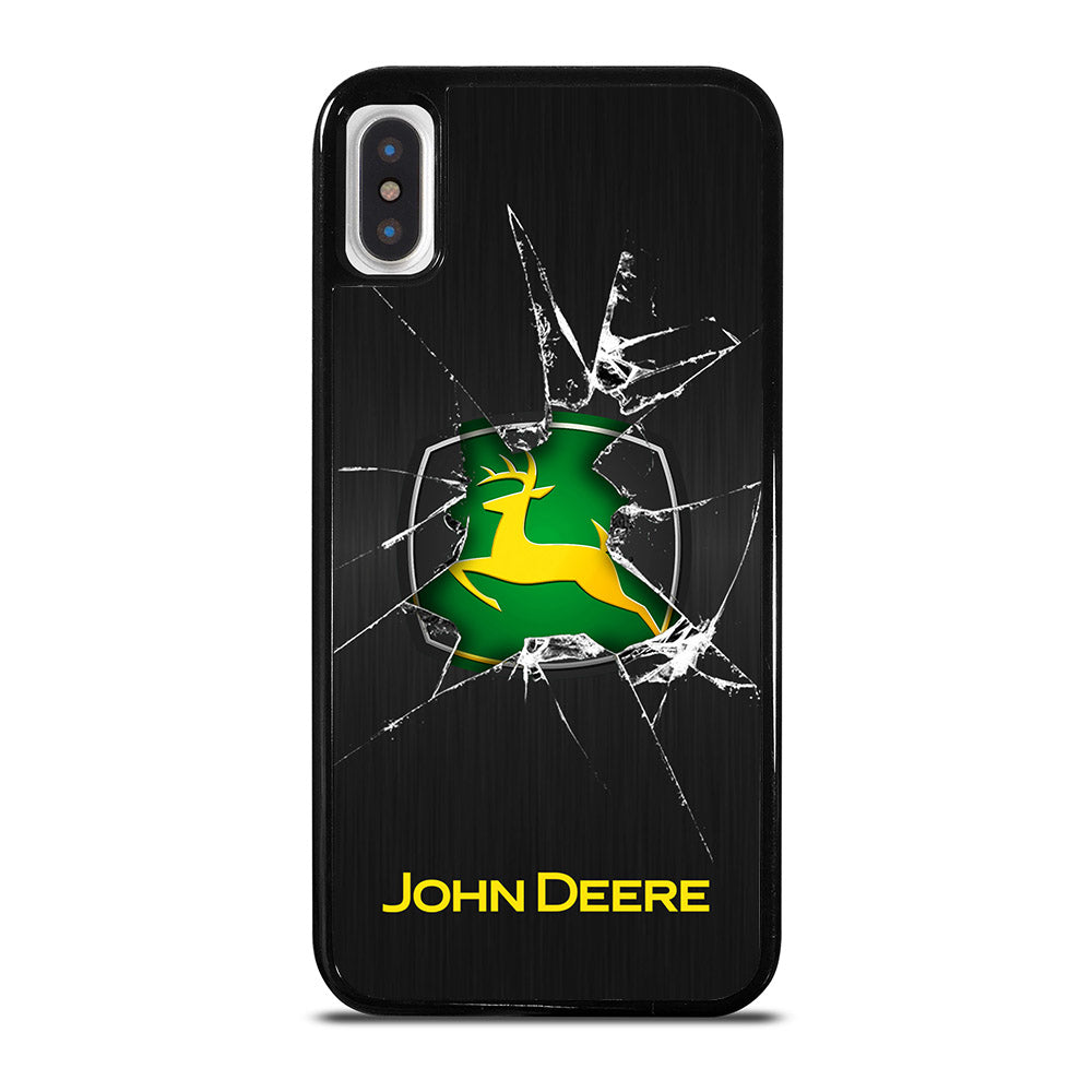 JOHN DEERE CRACKED GLASS LOGO iPhone X / XS Case Cover