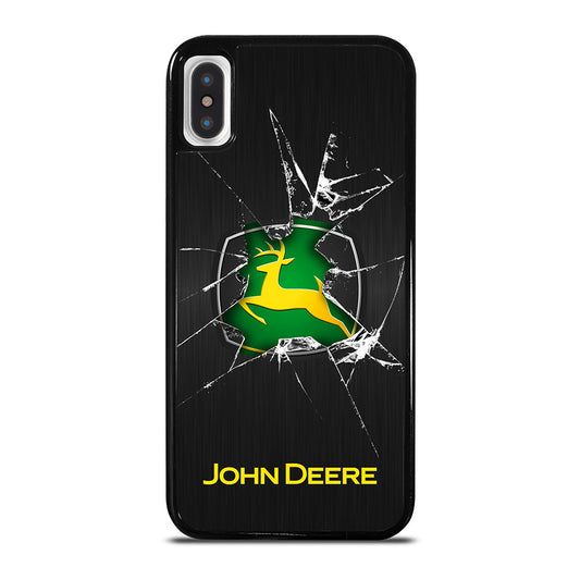 JOHN DEERE CRACKED GLASS LOGO iPhone X / XS Case Cover