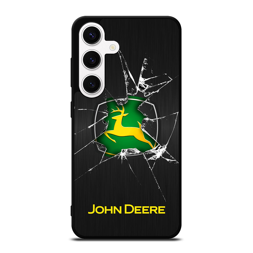 JOHN DEERE CRACKED GLASS LOGO Samsung Galaxy S24 Case Cover