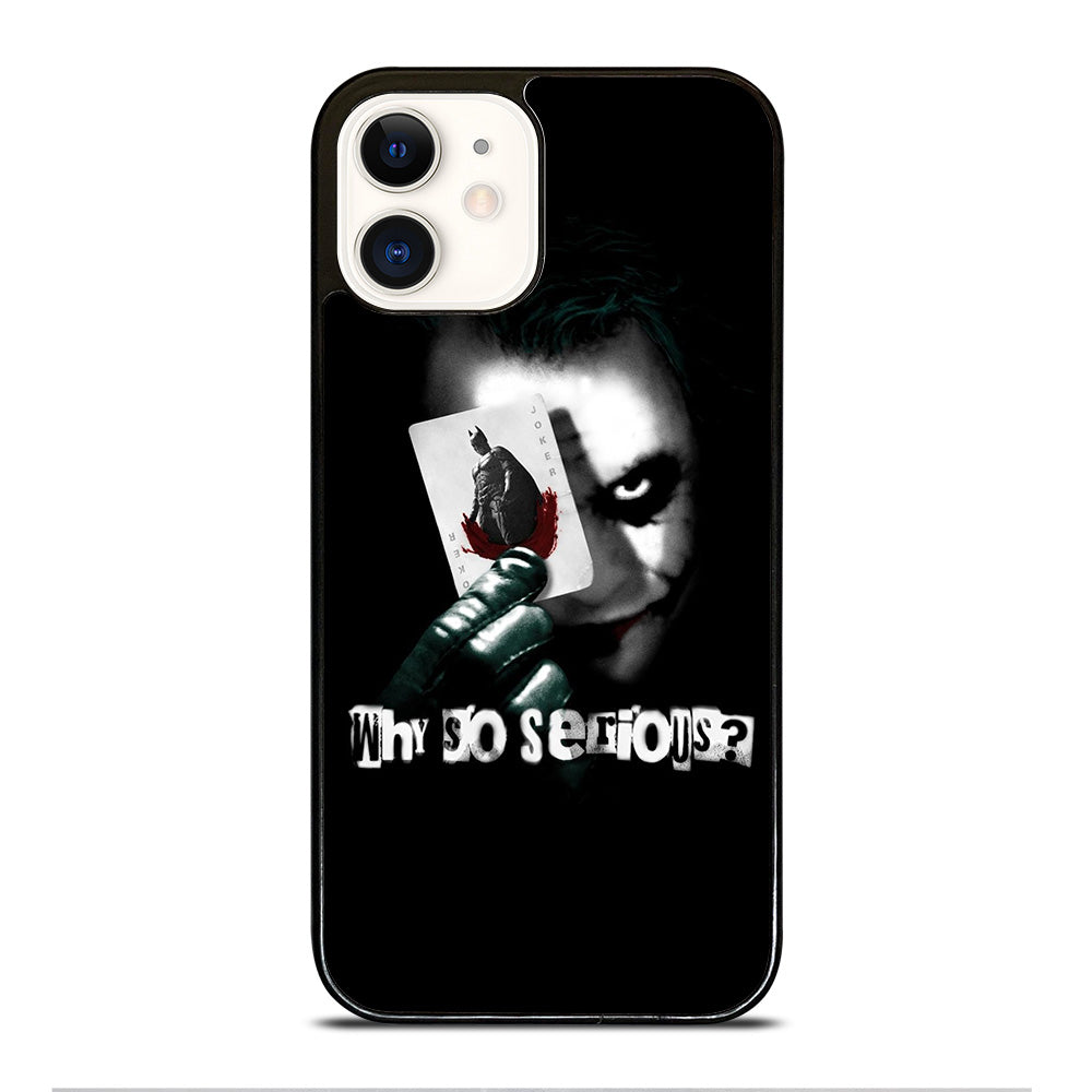 JOKER WHY SO SERIOUS iPhone 12 Case Cover