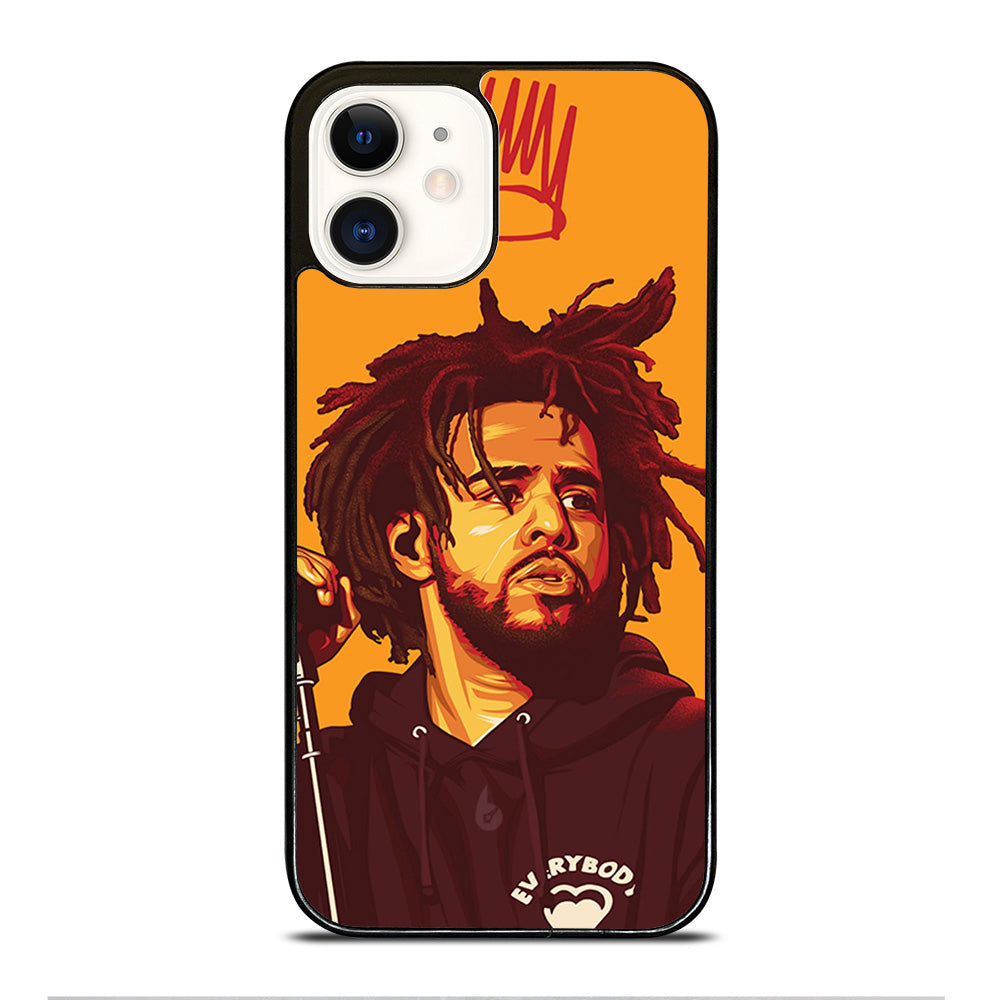 J COLE RAPPER ART iPhone 12 Case Cover
