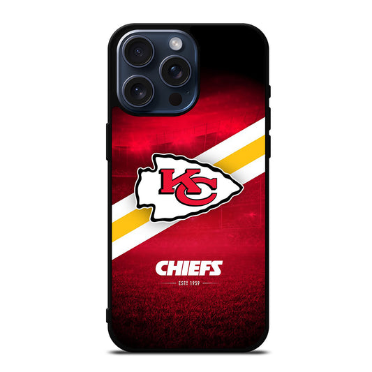 KANSAS CITY CHIEFS FOOTBALL NFL iPhone 15 Pro Max Case Cover