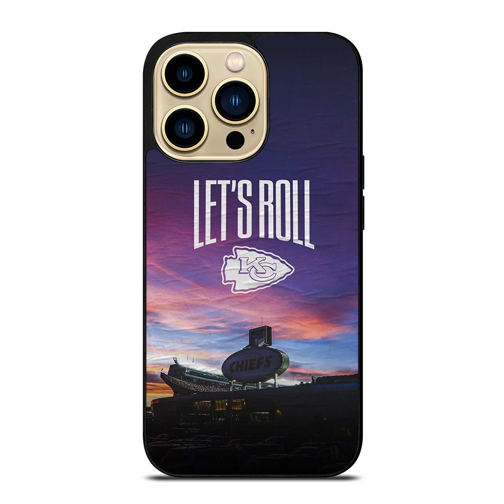 KANSAS CITY CHIEFS LET'S ROLL iPhone 14 Pro Max Case Cover