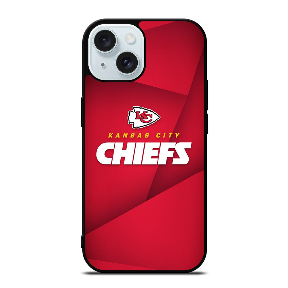 KANSAS CITY CHIEFS NFL LOGO iPhone 15 Case Cover – casecentro
