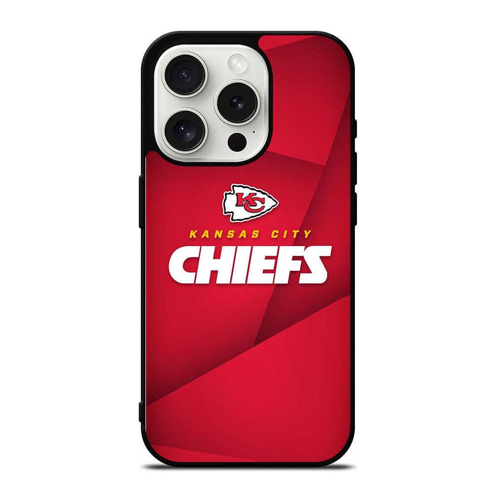 KANSAS CITY CHIEFS NFL LOGO iPhone 15 Pro Case Cover