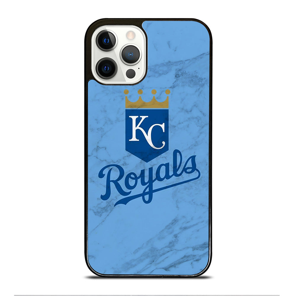 KANSAS CITY ROYALS MARBLE LOGO iPhone 12 Pro Case Cover