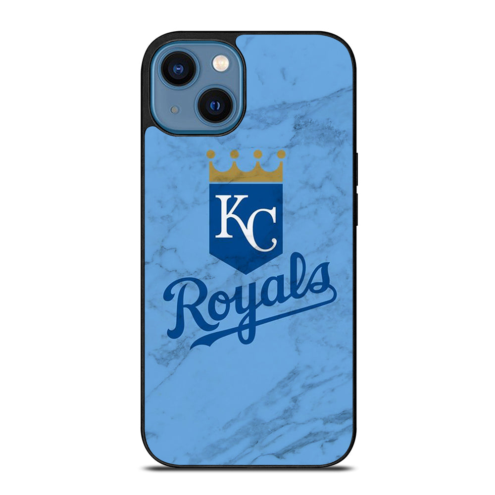 KANSAS CITY ROYALS MARBLE LOGO iPhone 14 Case Cover