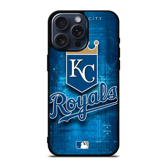 KANSAS CITY ROYALS MLB LOGO iPhone 15 Pro Max Case Cover