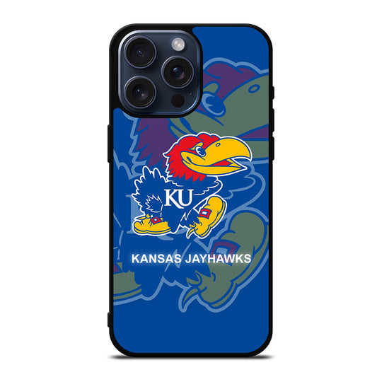 KANSAS JAYHAWKS SYMBOL 3 iPhone 15 Pro Max Case Cover