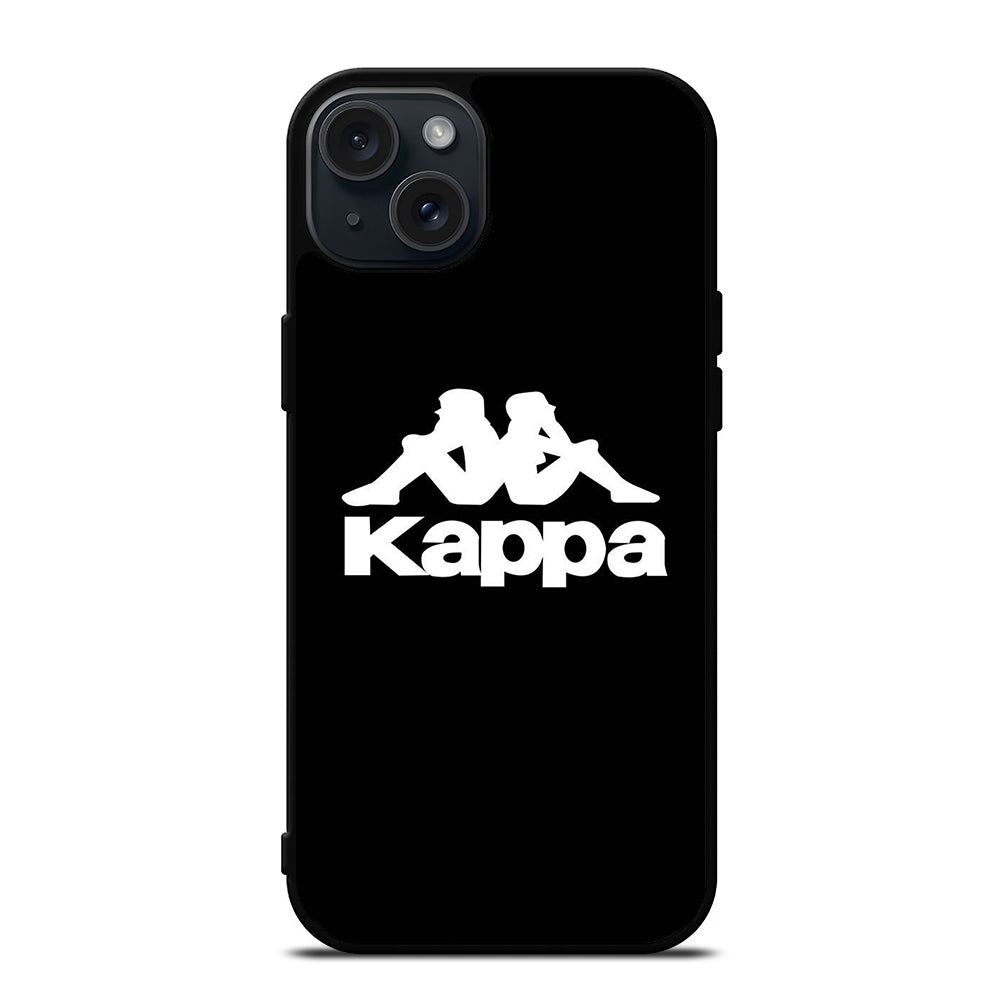 KAPPA STREETWEAR LOGO BLACK iPhone 15 Plus Case Cover