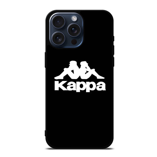 KAPPA STREETWEAR LOGO BLACK iPhone 15 Pro Max Case Cover