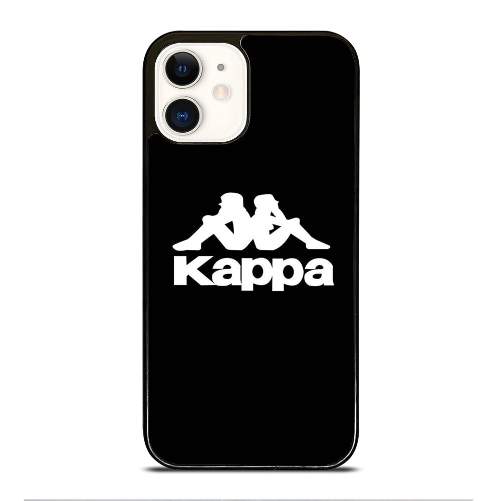 KAPPA STREETWEAR LOGO BLACK iPhone 12 Case Cover