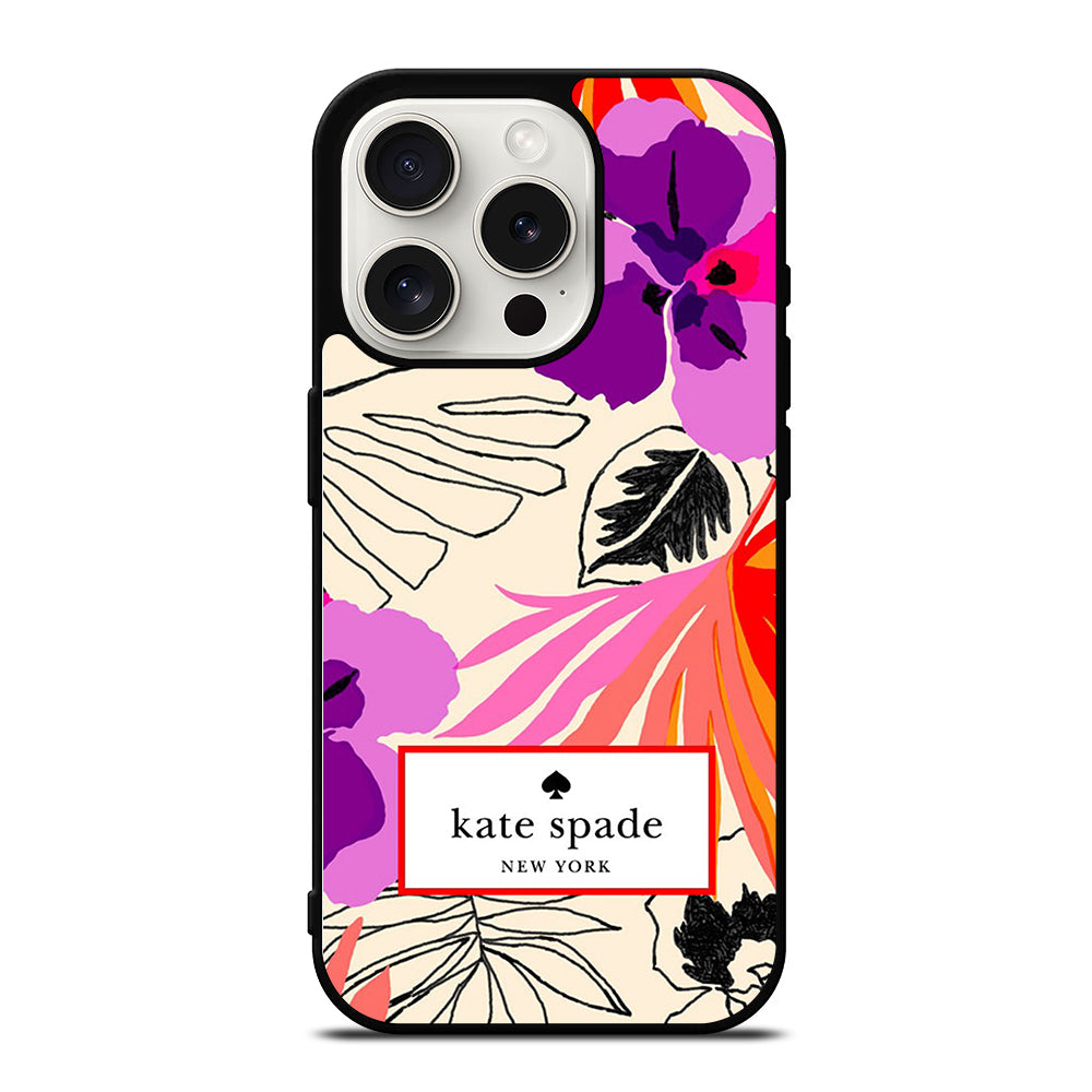 KATE SPADE FLORAL PALM iPhone 15 Pro Case Cover