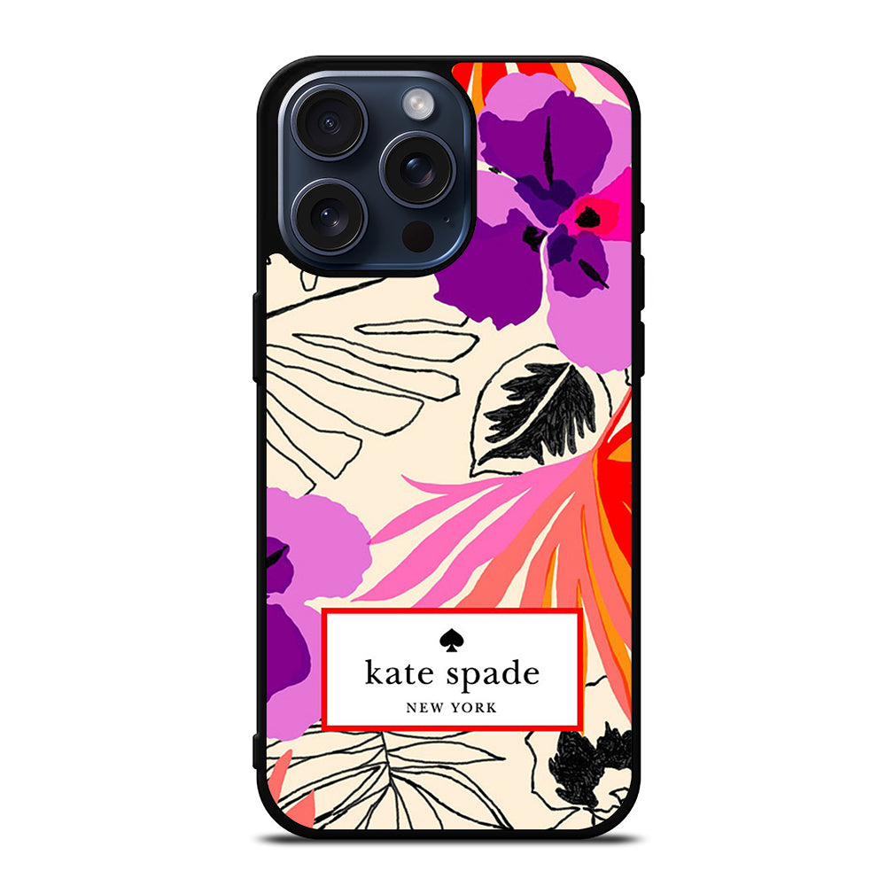 KATE SPADE FLORAL PALM iPhone 15 Pro Max Case Cover casecentro KATE SPADE FLORAL PALM iPhone 15 Pro Max Case Cover casecentro