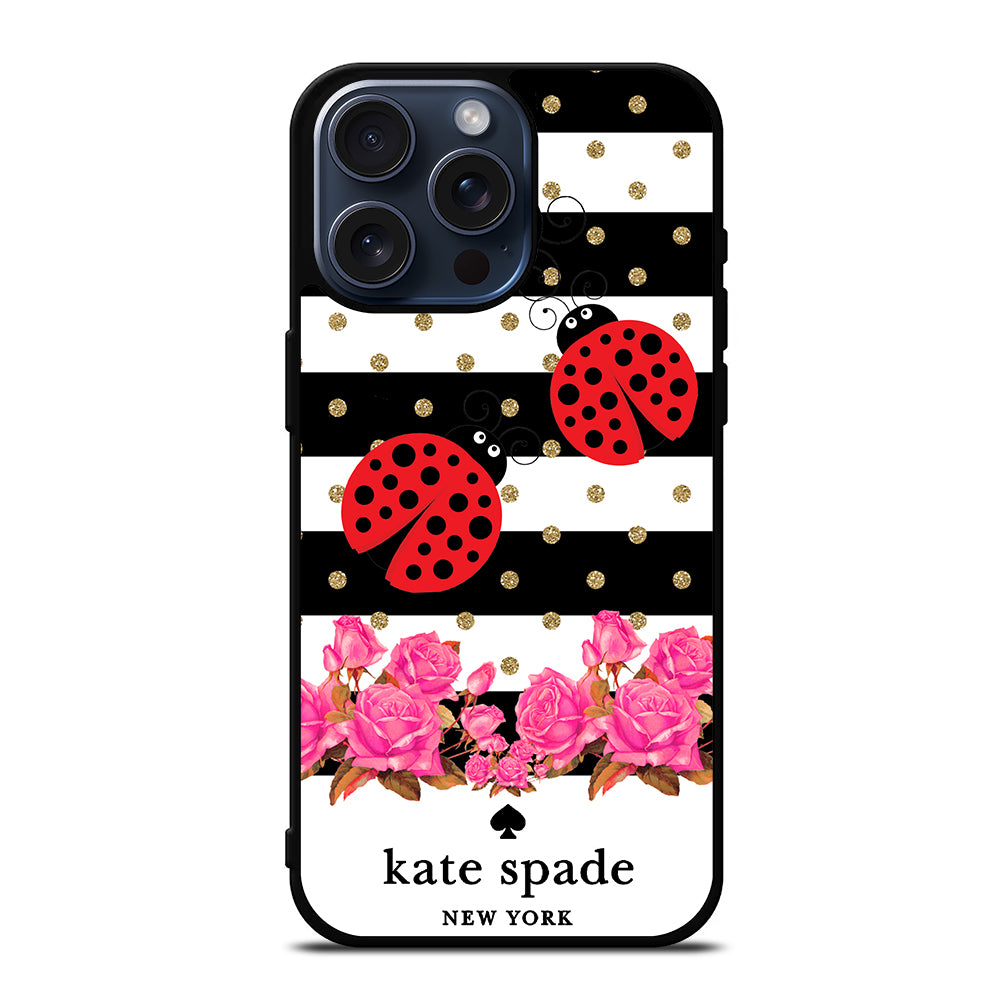 KATE SPADE LADYBUG FLORAL iPhone 15 Pro Max Case Cover casecentro