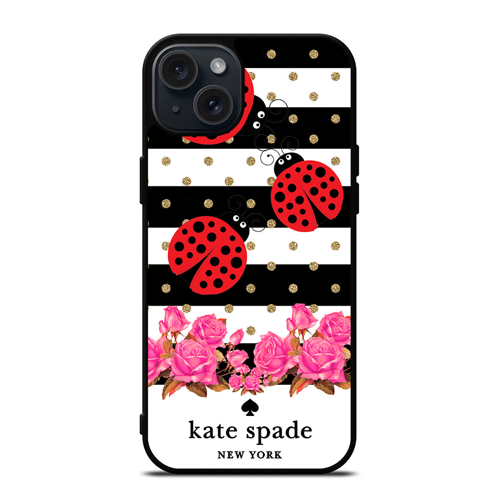 KATE SPADE LADYBUG FLORAL iPhone 15 Plus Case Cover