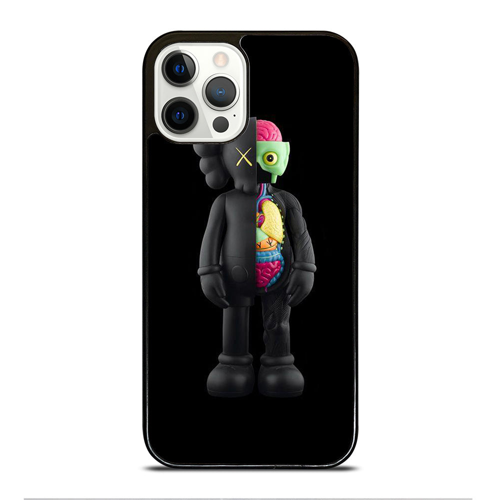KAWS DESIGN BLACK iPhone 12 Pro Case Cover