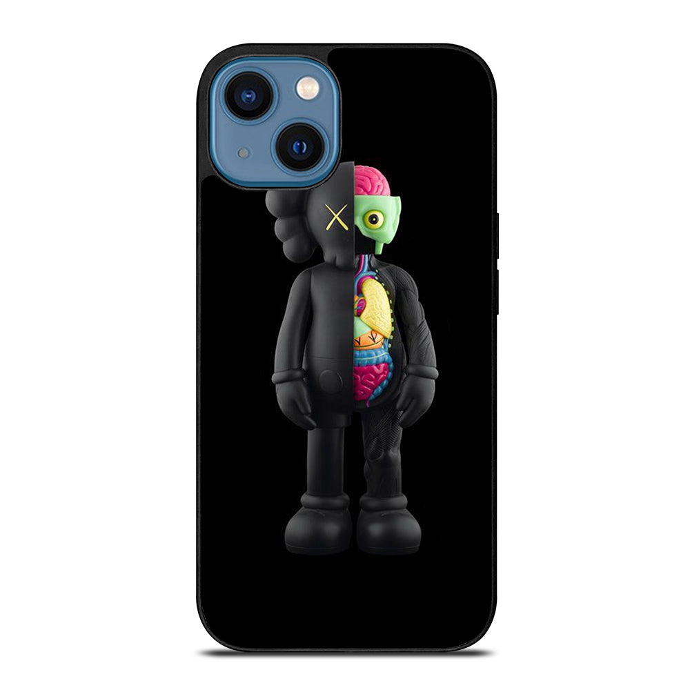KAWS DESIGN BLACK iPhone 14 Case Cover