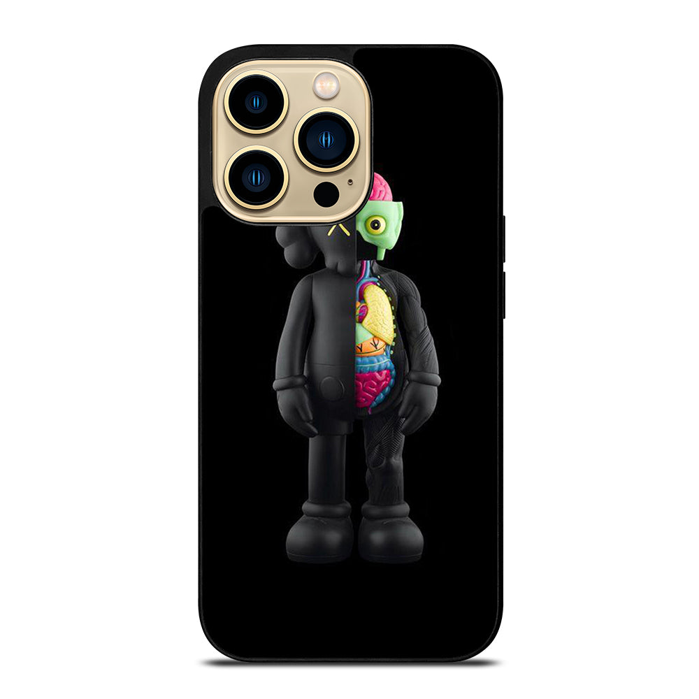 KAWS DESIGN BLACK iPhone 14 Pro Max Case Cover