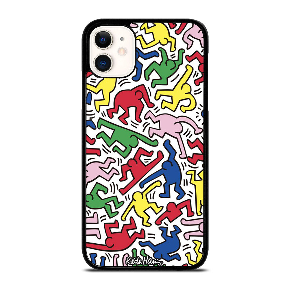 KEITH HARING ART PATTERN iPhone 11 Case Cover