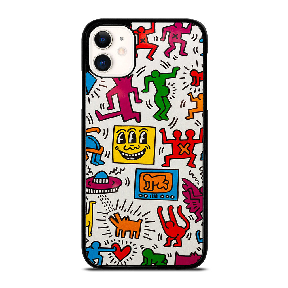 KEITH HARING PATTERN iPhone 11 Case Cover