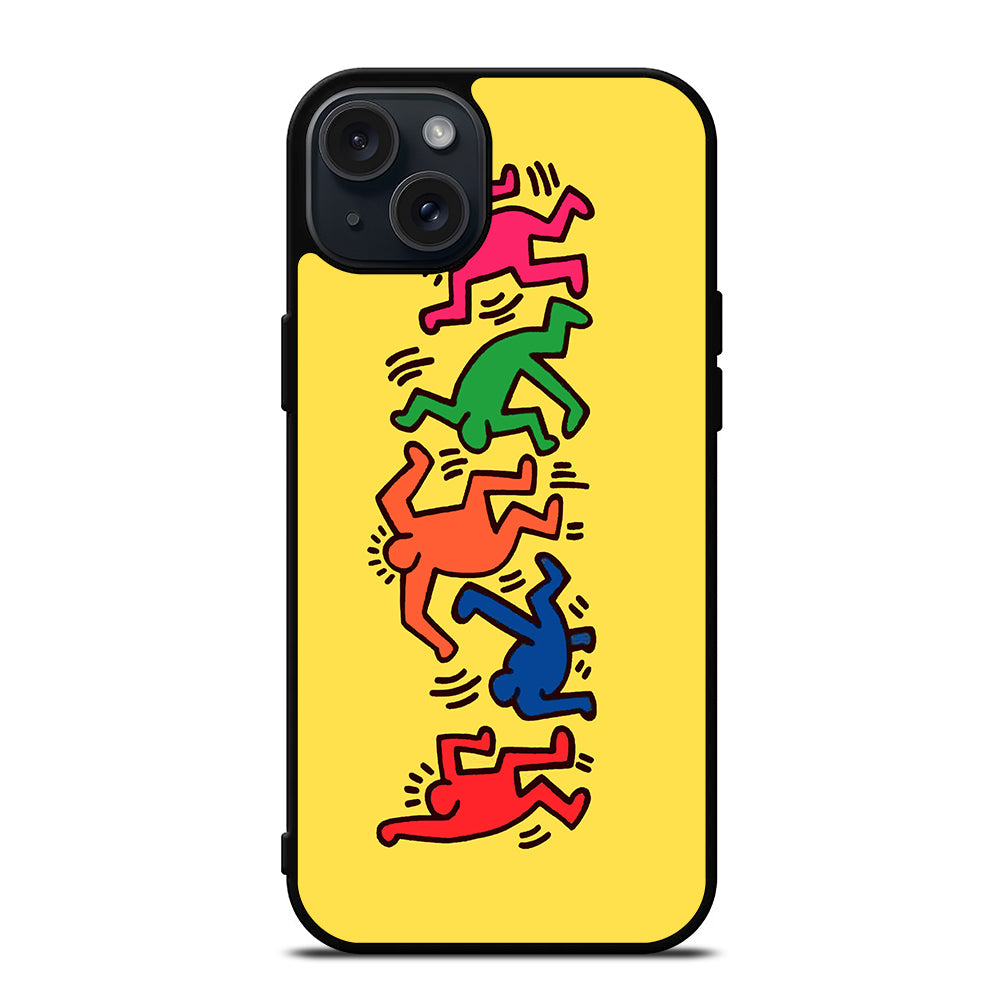 KEITH HARING ARTWORK iPhone 15 Plus Case Cover casecentro KEITH HARING ARTWORK iPhone 15 Plus Case Cover casecentro