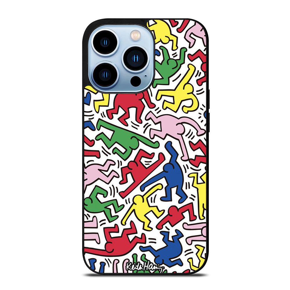KEITH HARING ART PATTERN iPhone 13 Pro Max Case Cover