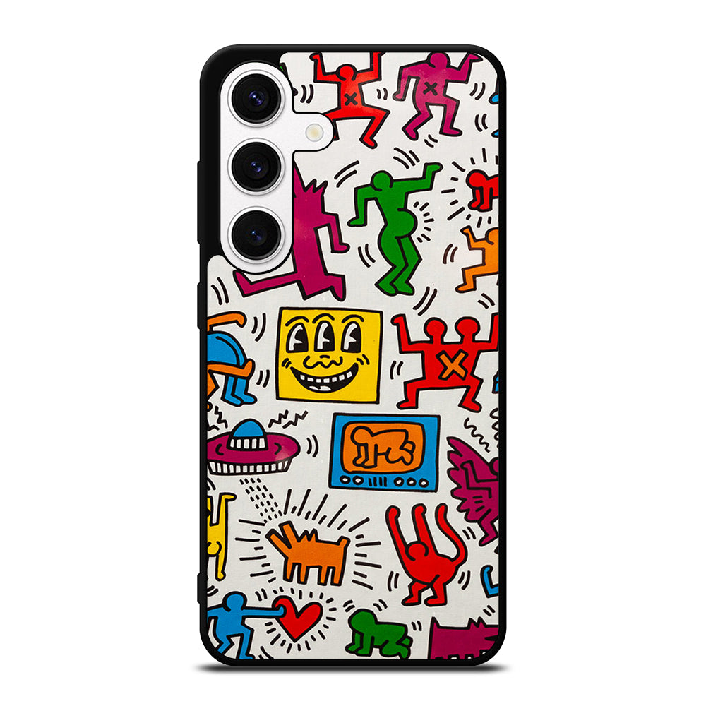 KEITH HARING PATTERN Samsung Galaxy S24 Case Cover