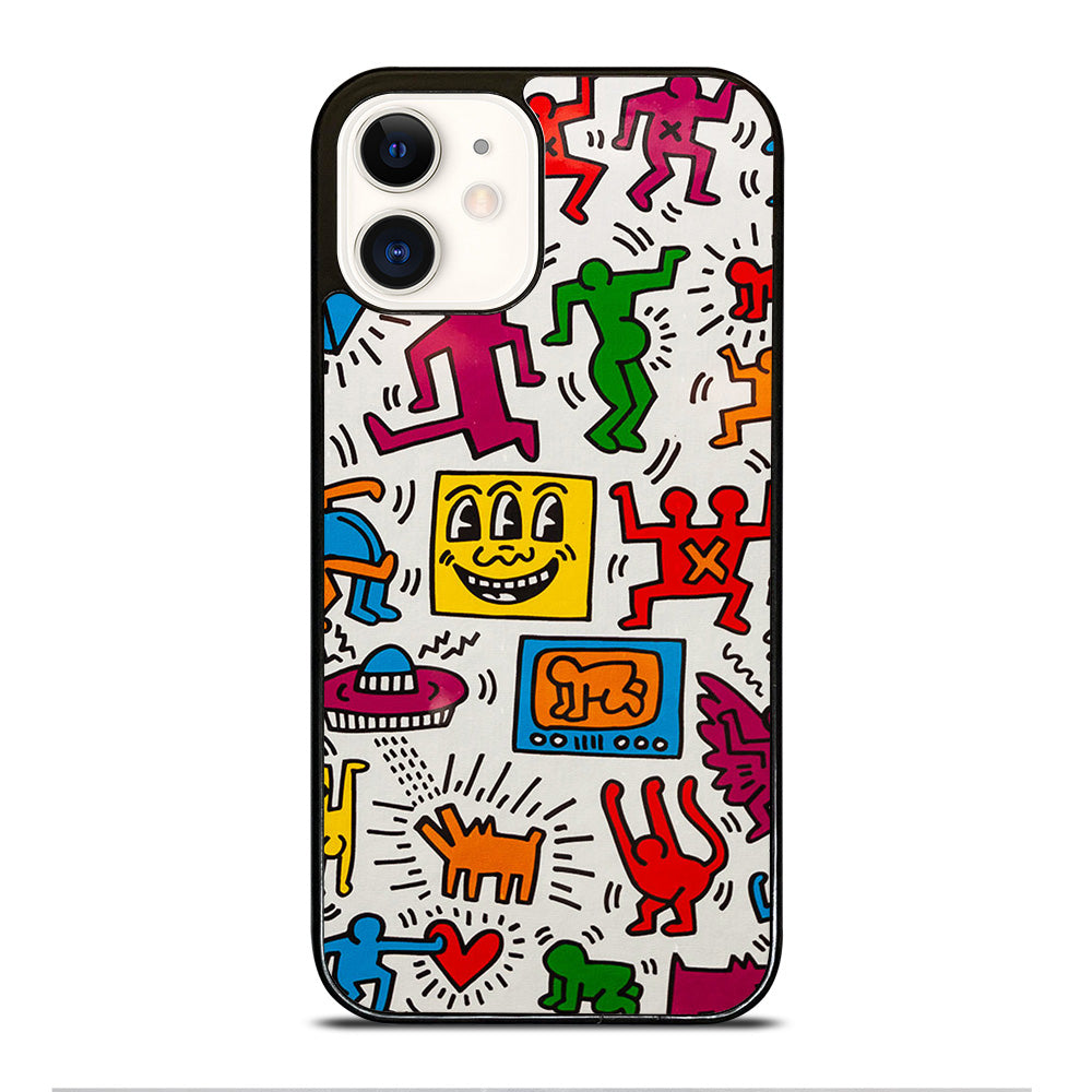 KEITH HARING PATTERN iPhone 12 Case Cover