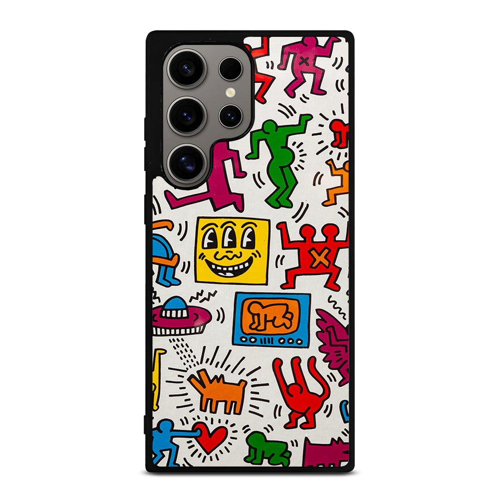 KEITH HARING PATTERN Samsung Galaxy S24 Ultra Case Cover