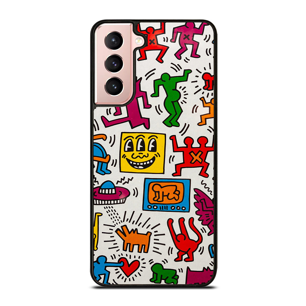 KEITH HARING PATTERN Samsung Galaxy S21 Case Cover