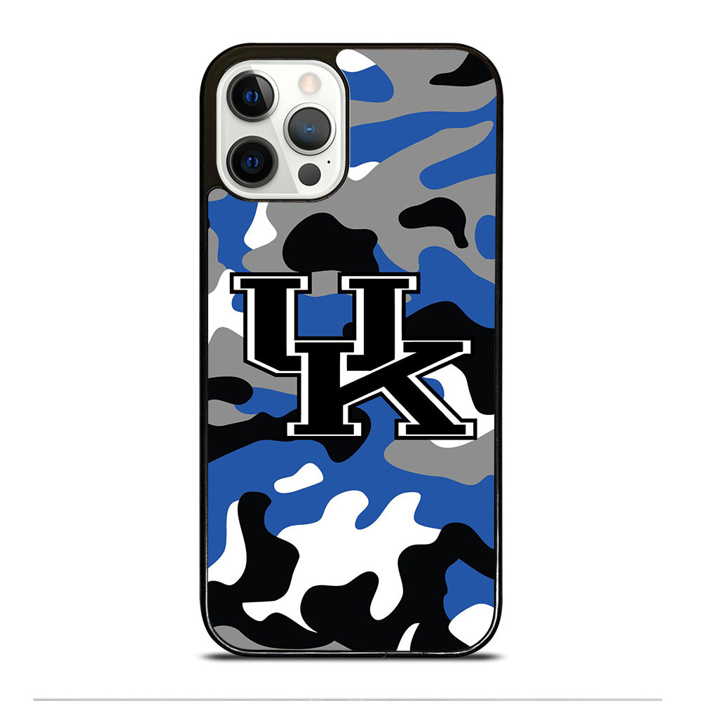 KENTUCKY WILDCATS CAMO LOGO iPhone 12 Pro Case Cover