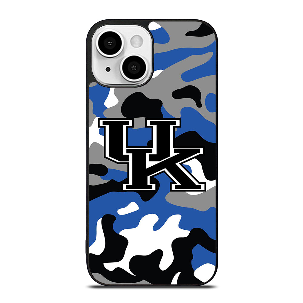 KENTUCKY WILDCATS CAMO LOGO iPhone 13 Mini Case Cover
