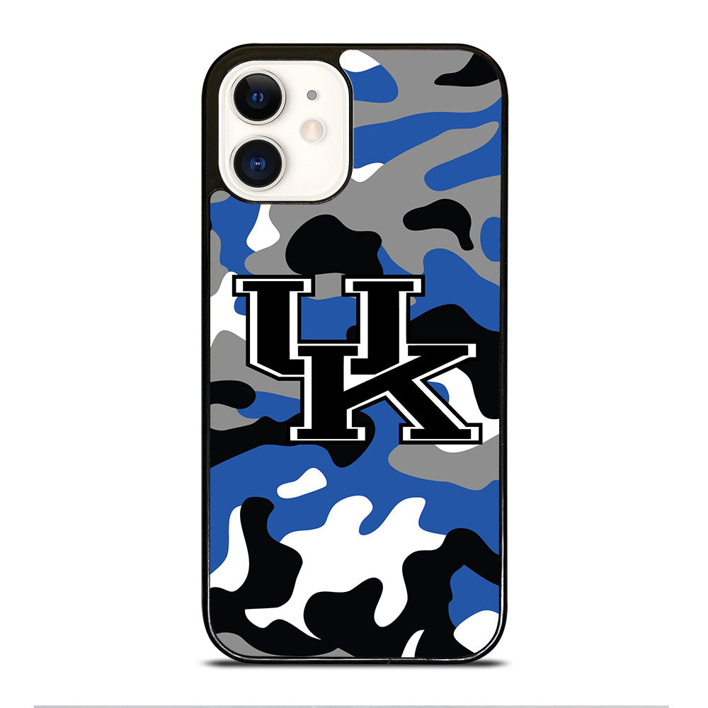 KENTUCKY WILDCATS CAMO LOGO iPhone 12 Case Cover