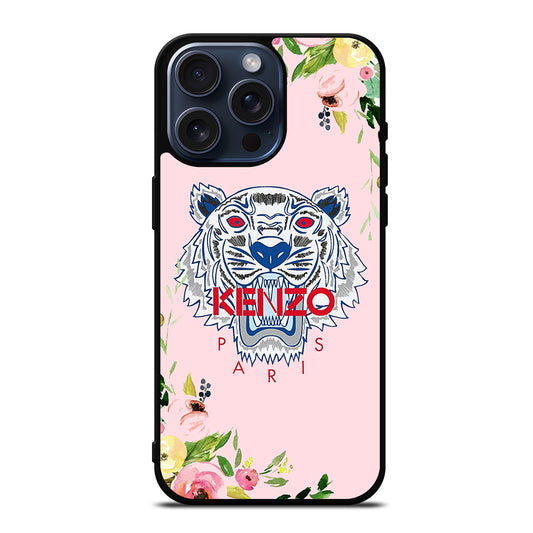 KENZO PARIS FLORAL 2 iPhone 15 Pro Max Case Cover