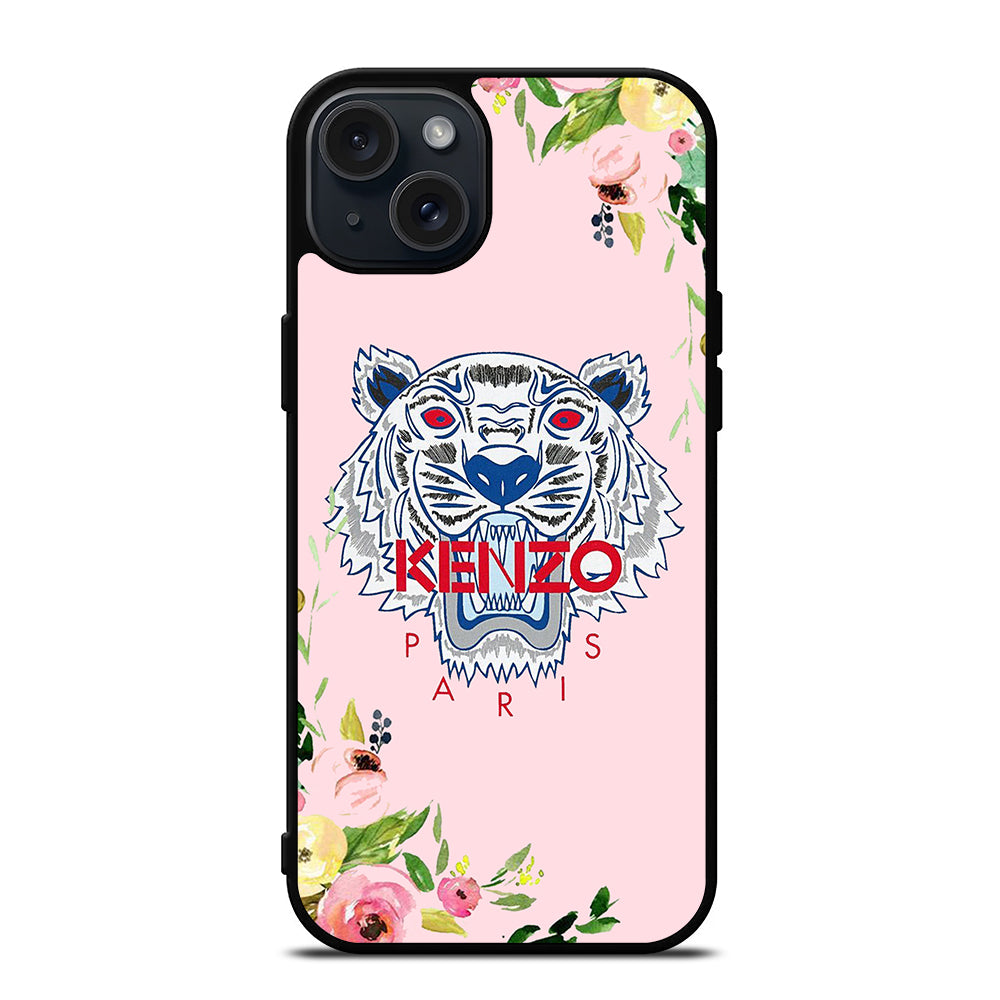 KENZO PARIS FLORAL 2 iPhone 15 Plus Case Cover
