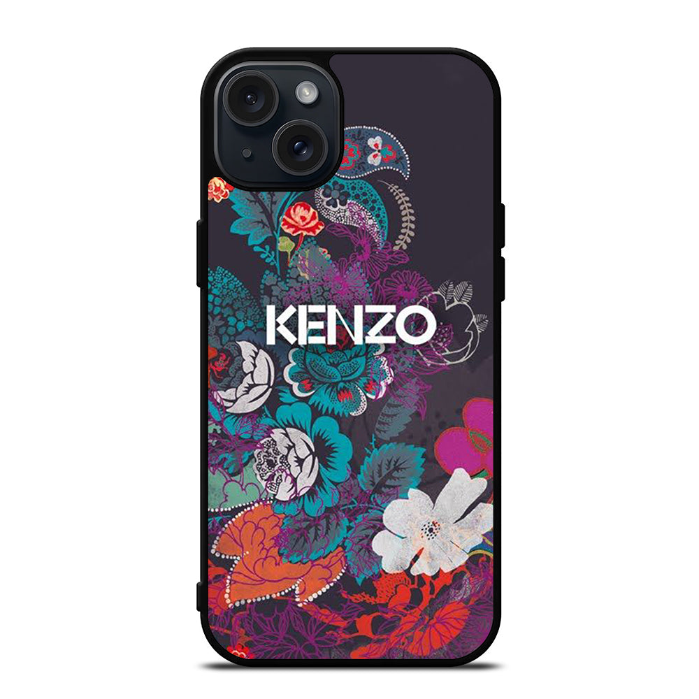 KENZO PARIS FLORAL iPhone 15 Plus Case Cover
