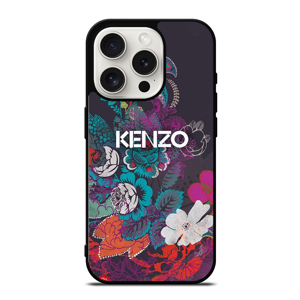 KENZO PARIS FLORAL iPhone 15 Pro Case Cover