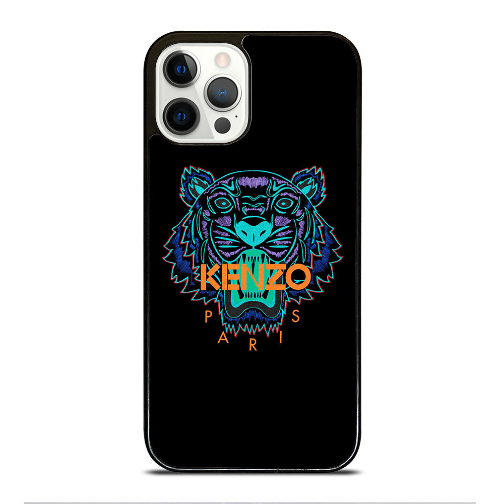 KENZO PARIS TIGER LOGO iPhone 12 Pro Case Cover