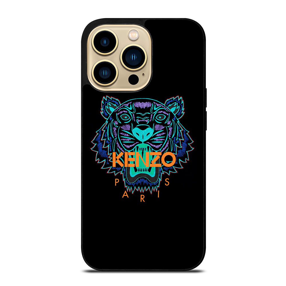 KENZO PARIS TIGER LOGO iPhone 14 Pro Max Case Cover
